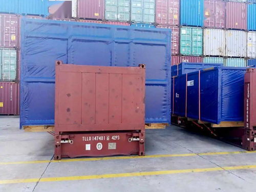 连云港中远海运物流集装箱部代理高货值特种箱进口生产线